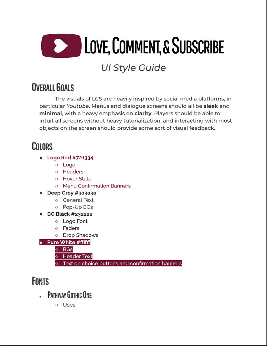 UI Style Guide